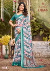 Libas Vol 9 By Kashvi Dull Moss Wholesale Daily Wear Saree Suppliers In Mumbai
